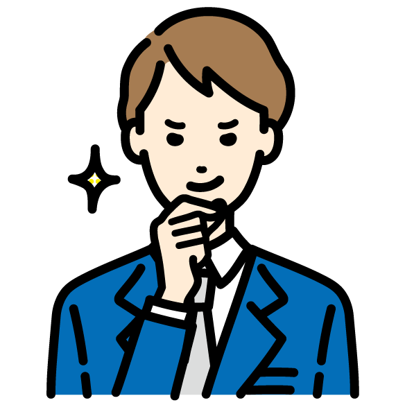 企んでいる人 男 のイラスト ちょうどいいイラスト