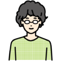 スキンヘッドの男性のイラスト ちょうどいいイラスト