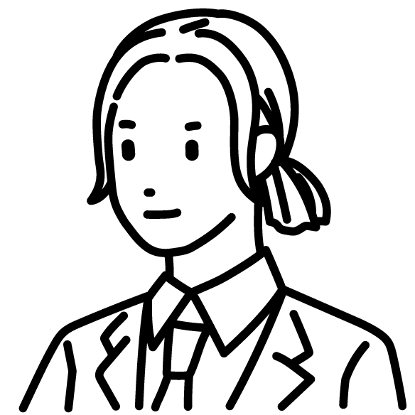 ロングヘアーの人のイラスト フリーイラスト素材集 ちょうどいいイラスト
