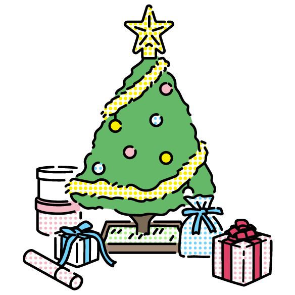 クリスマスツリーのイラスト フリーイラスト素材集 ちょうどいいイラスト