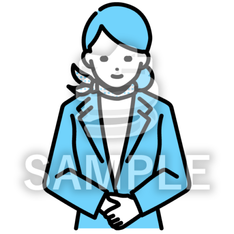 ご挨拶のイラスト | 商用可・フリーイラスト素材集|ちょうどいいイラスト